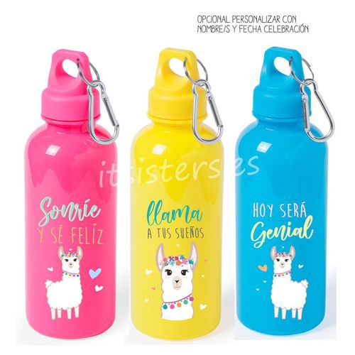 Botella love llamas