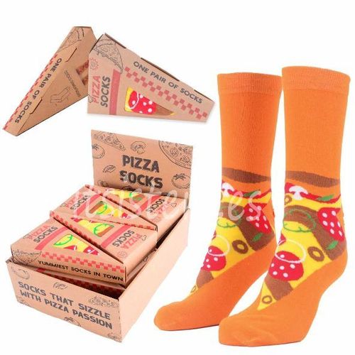Caja pizza calcetines