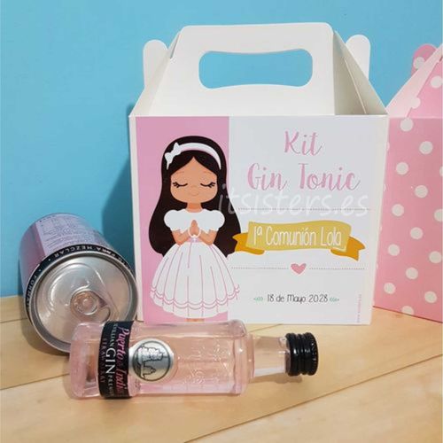 Kit Gin tonic puerto de Indias comunión niña